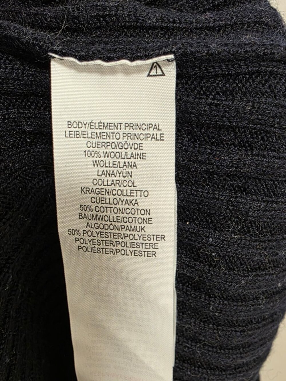 Muji Wool Ribbed Turtleneck - Picture 5 of 7